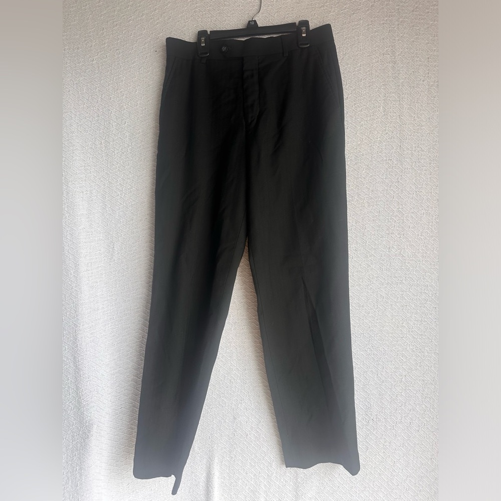 Stafford Classic Fit men 30 x 30 black dress pants